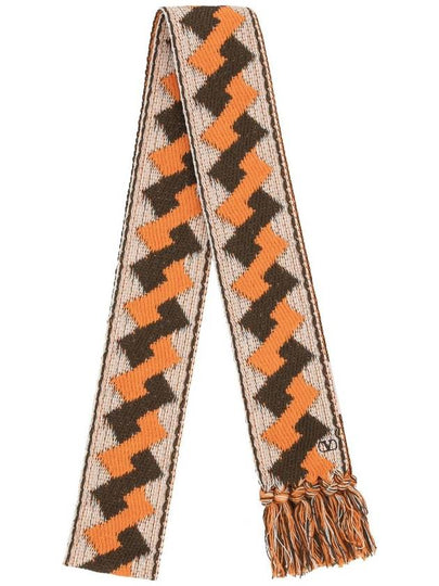 Valentino Garavani Scarfs Brown - VALENTINO - BALAAN 2