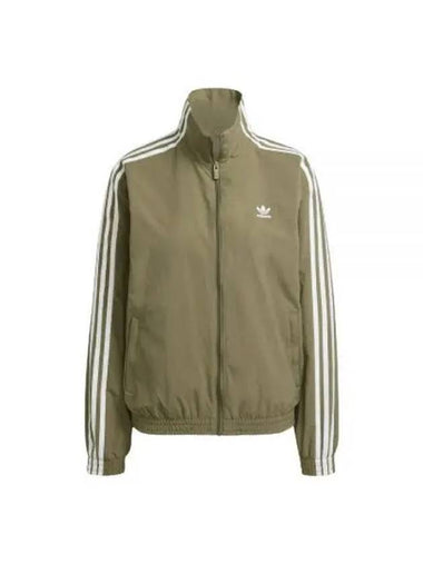 Originals 3 Stripe Woven Track Jacket Olive - ADIDAS - BALAAN 1