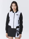 Golf Wear Curl Block Bomber Zip-up Jacket White - PXG - BALAAN 2