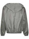 Face Logo Patch Hooded Jacket Carbon Grey - ACNE STUDIOS - BALAAN 4