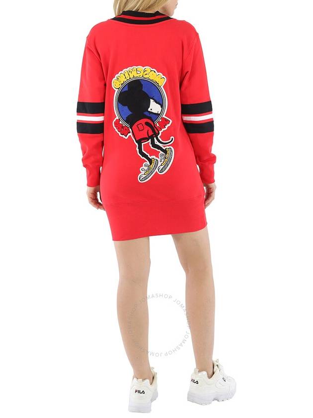 Moschino Ladies Red Mickey Rat Sweater Dress, Brand Size 36 (US Size 2) - MOSCHINO - BALAAN 3