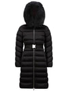 Women s Leersie Long Down Jacket Black - MONCLER - BALAAN 1