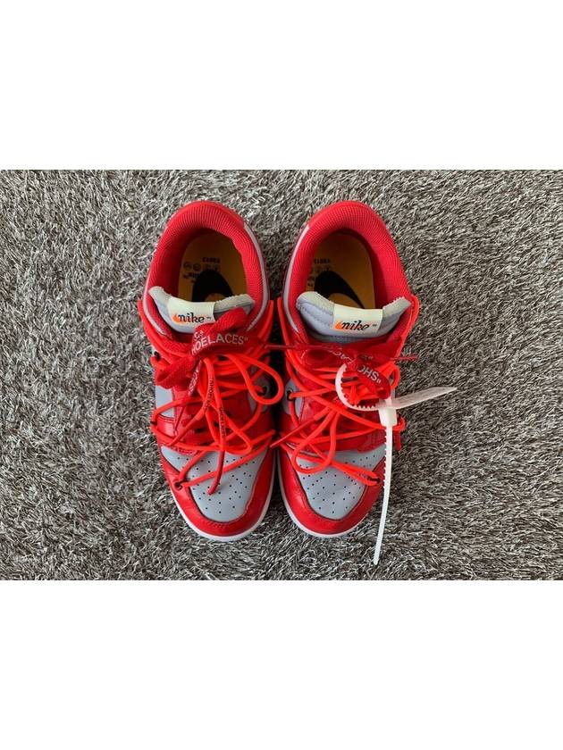 X Off White Dunk Low University Red 6 5 255 - NIKE - BALAAN 9