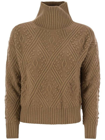 PANINO - Argyle cashmere blend sweater - MAX MARA - BALAAN 1