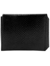 Logo Crocodile Half Wallet Black - ACNE STUDIOS - BALAAN 4