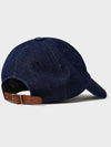 Vintage washed denim wappen ball cap deep blue - FFEFF STUDIO - BALAAN 8