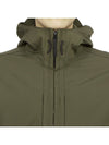 Soft Shell RE Dye Technology Hooded Jacket Khaki - STONE ISLAND - BALAAN 8