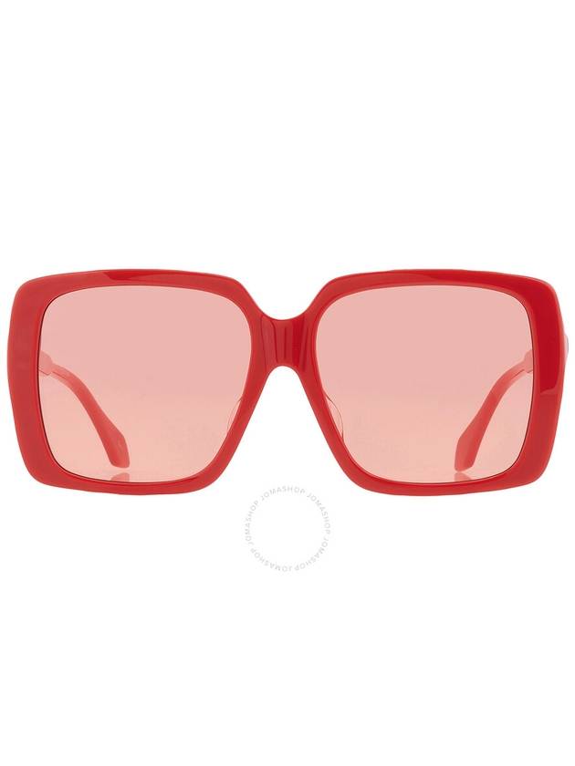 Gucci Red Square Ladies Sunglasses GG0567SAN 005 58 - GUCCI - BALAAN 1