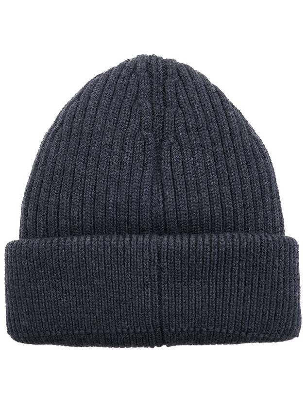 Beretto Logo Wool Beanie Gray - MONCLER - BALAAN 3