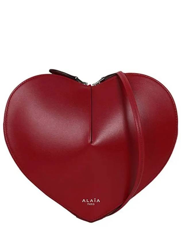 Heart Shoulder Cross Bag Red - ALAIA - BALAAN 3