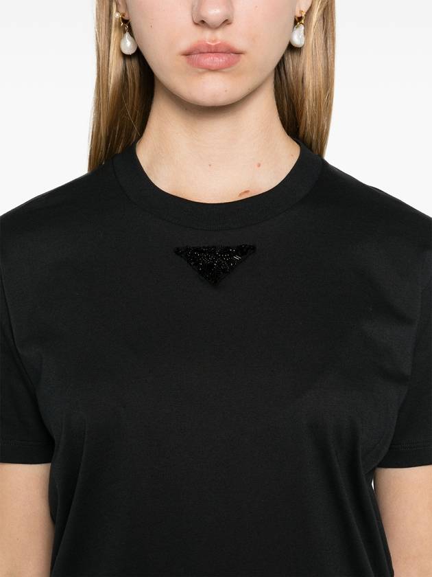 bead-embellished T-shirt - PRADA - BALAAN 5