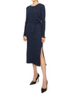 Sandy Cotton Long Dress Navy - A.P.C. - BALAAN 5