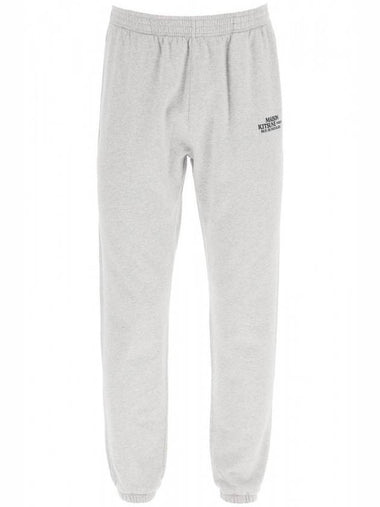 Men s Le Richelier Regular Jogger Pants Gray - MAISON KITSUNE - BALAAN 1