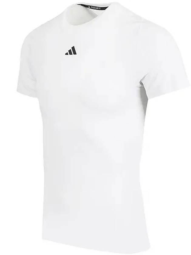 Tech Fit Short Sleeve T-Shirt Black - ADIDAS - BALAAN 3