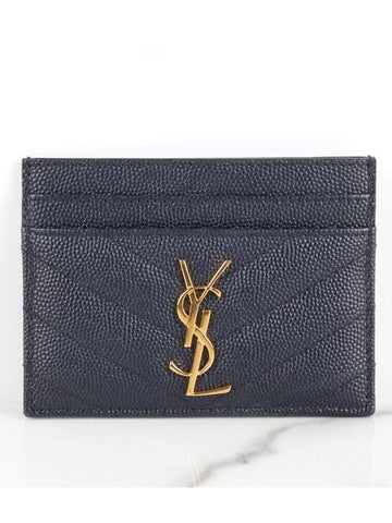 Card Wallet Deep Marine - SAINT LAURENT - BALAAN 1