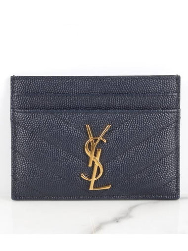 Card Wallet Deep Marine - SAINT LAURENT - BALAAN 1