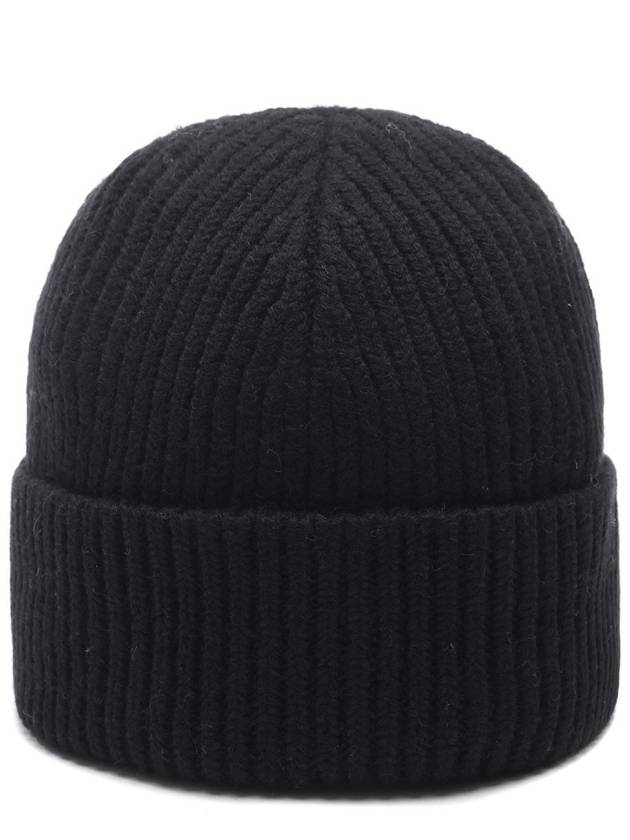 Heart Logo Wool Beanie Black - AMI - BALAAN 5