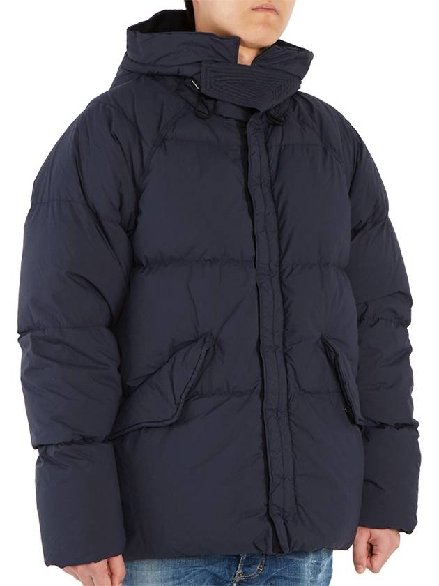 Arctic Hooded Down Short Padded Navy - TEN C - BALAAN 7