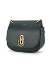 Amberley Classic Satchel Small Grain Shoulder Bag Dark Green - MULBERRY - BALAAN 4