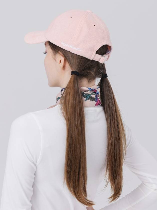 DoyounoyouMC Wappen Patch Symbol Logo Pearl Jing Cotton Terry Pale Pink Ball Cap DO9242AC927 - DOYOUKNOWMC GOLF WEAR - BALAAN 3