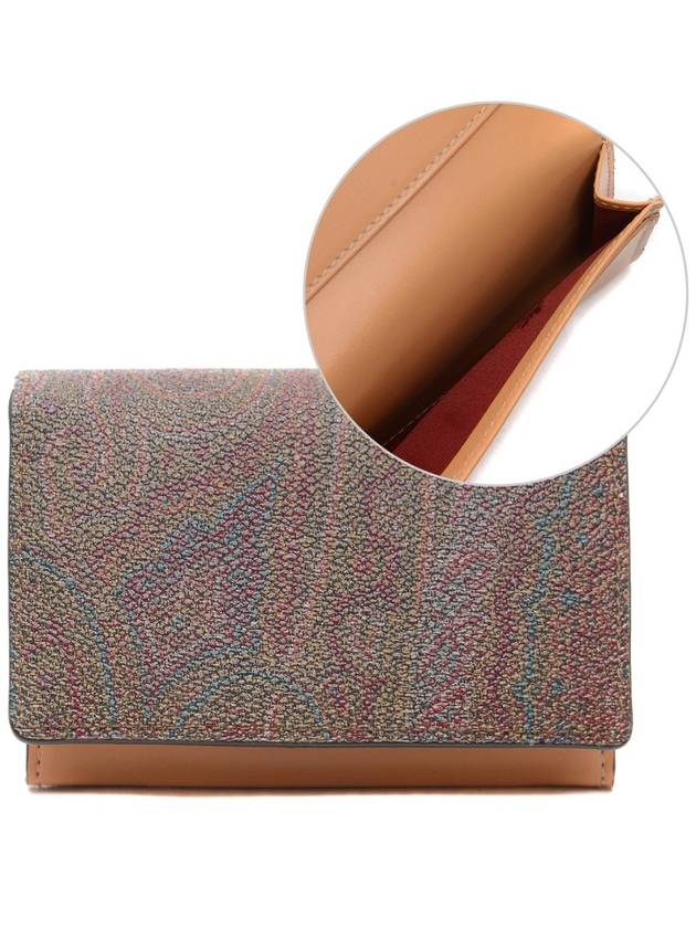 Paisley Card Wallet Brown - ETRO - BALAAN 2