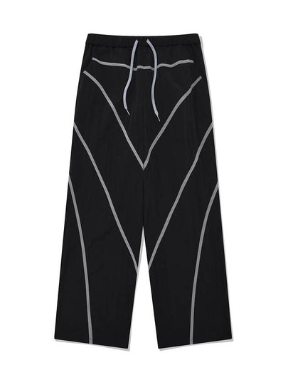 Intergalactic Easy Pants Unisex Nylon Track Pants Black - PHOS333 - BALAAN 2