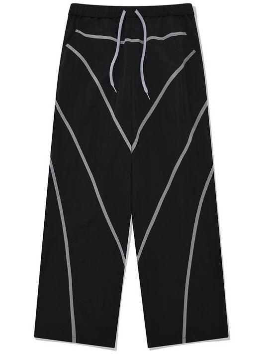 Intergalactic Easy Pants Unisex Nylon Track Pants Black - PHOS333 - BALAAN 2
