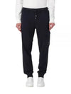 Diagonal Fleece Cargo Track Pants Navy - CP COMPANY - BALAAN 1