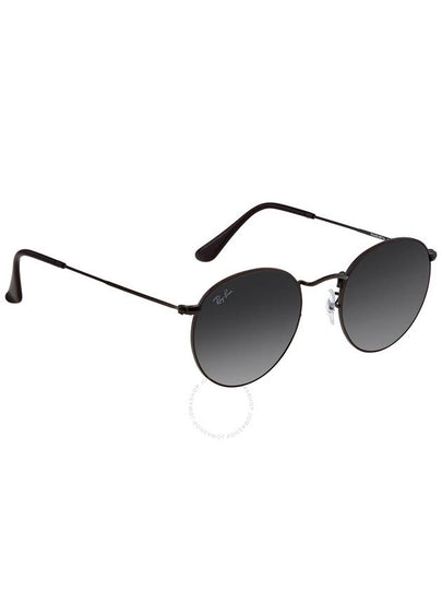 Ray Ban Round Flat Lenses Grey Gradient Unisex Sunglasses RB3447N 002/71 50 - RAY-BAN - BALAAN 2