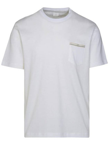 Eleventy White Cotton T-Shirt - ELEVENTY MILANO - BALAAN 1