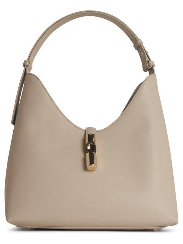 Furla 'Hobo Drop' Beige Leather Bag - FURLA - BALAAN 1