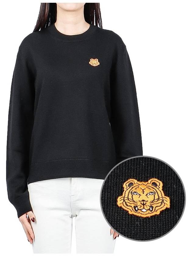 2PU523 3TA 99 Women s Tiger Crest Long Sleeve T Shirt - KENZO - BALAAN 1