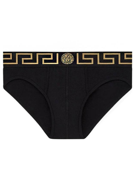 Greca Border Briefs Black - VERSACE - BALAAN 2