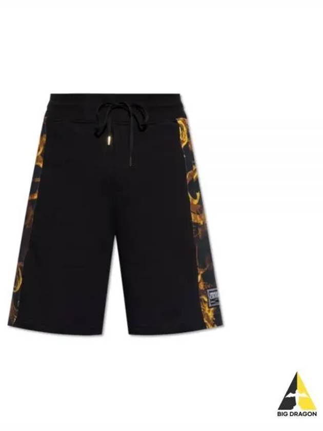 Watercolor Couture Sweet Shorts Black - VERSACE - BALAAN 2