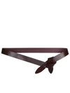 Isabel Marant Lecce Belt Dark Burgundy - ISABEL MARANT - BALAAN 4