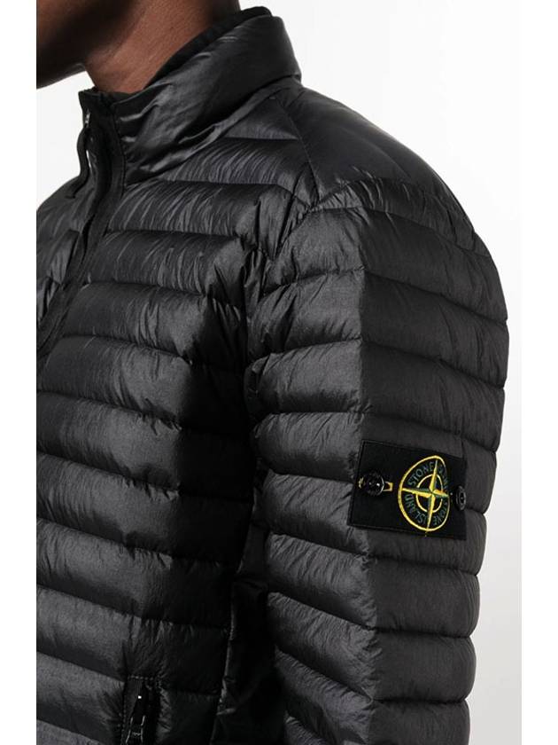 Men's Wappen Patch Duck Down Padding Black - STONE ISLAND - BALAAN 4