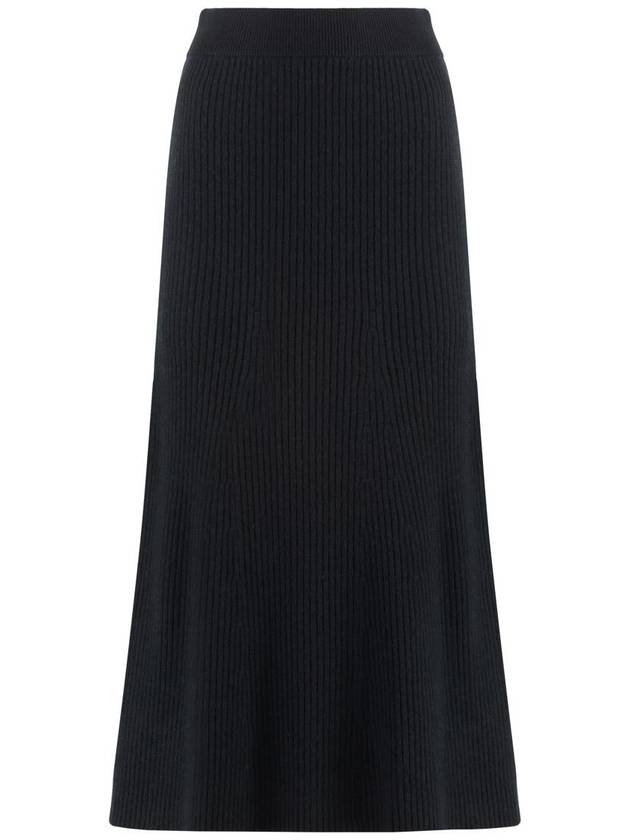 Calvin Klein Ribbed Knit Skirt - CALVIN KLEIN - BALAAN 1