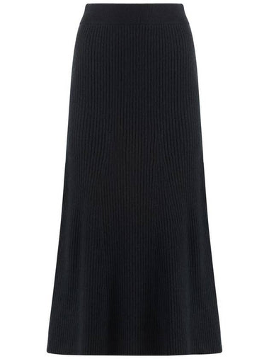 Calvin Klein Ribbed Knit Skirt - CALVIN KLEIN - BALAAN 1