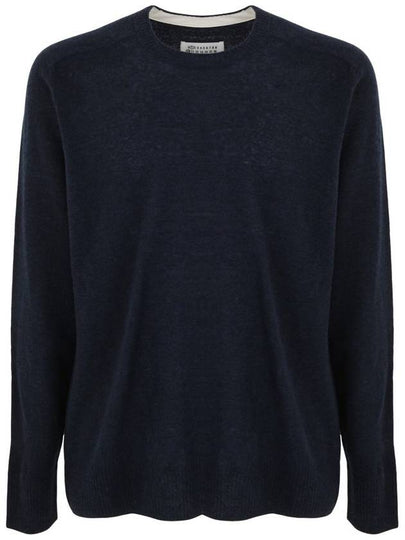 Lambswool Sweater Knit Top Blue - MAISON MARGIELA - BALAAN 2