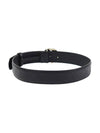 Interlocking G Buckle Leather Belt Black - GUCCI - BALAAN 3