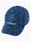 Tyron Logo Ball Cap Blue - ISABEL MARANT - BALAAN 4