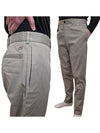 Homme Gabardine Chino Slacks Beige - DIOR - BALAAN 2