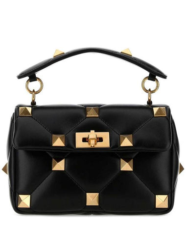 Rockstud Shoulder Bag Black - VALENTINO - BALAAN 1