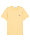 Grey Fox Head Patch Classic Short Sleeve T-Shirt Pale Orange - MAISON KITSUNE - BALAAN 1