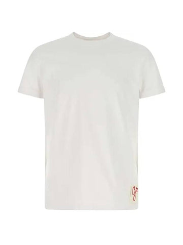 Golden Collection Distress Treatment Short Sleeve T-Shirt White - GOLDEN GOOSE - BALAAN 1