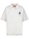 Flee collar neck short sleeve t-shirt MZ3ME180CRM - P_LABEL - BALAAN 11
