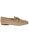 Women's Kate Suede Loafers Beige - TOD'S - BALAAN 2