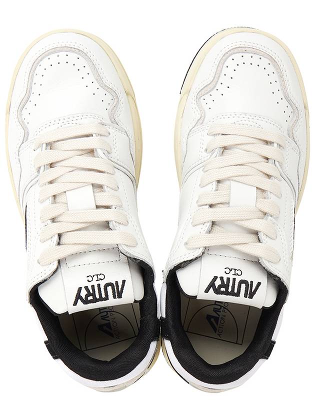 Women's CLC Leather Low Top Sneakers White - AUTRY - BALAAN 3