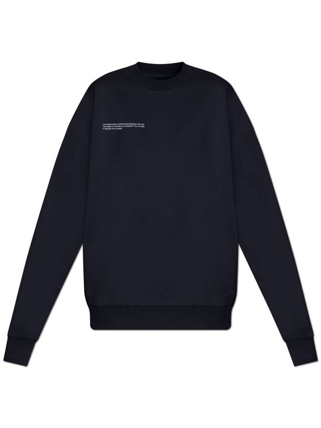 Pangaia Sweatshirt With Logo, Unisex, Navy Blue - PANGAIA - BALAAN 1