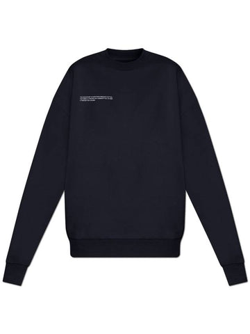 Pangaia Sweatshirt With Logo, Unisex, Navy Blue - PANGAIA - BALAAN 1